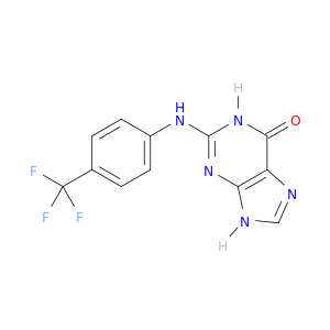 6H-Purin-6-one,1,9-dihydro-2-[[4-(trifluoromethyl)phenyl]amino]-