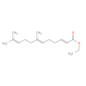 2,6,10-Dodecatrienoic acid, 7,11-dimethyl-, ethyl ester, (E,E)-