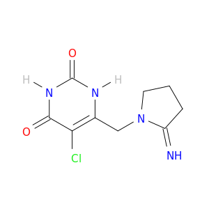 5-氯-6-[(2-亚氨基-1-吡咯烷基)甲基]-2,4(1H,3H)-嘧啶二酮