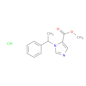 1-(1-苯乙基)-1H-咪唑-5-甲酸甲酯盐酸盐