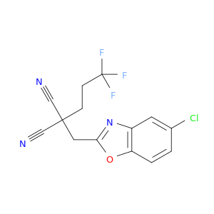 Propanedinitrile, [(5-chloro-2-benzoxazolyl)methyl](3,3,3-trifluoropropyl)-