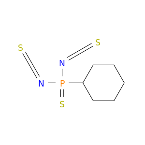 Phosphonothioic diisothiocyanate, cyclohexyl-