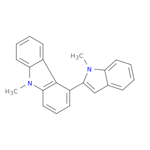 9H-Carbazole, 9-methyl-4-(1-methyl-1H-indol-2-yl)-