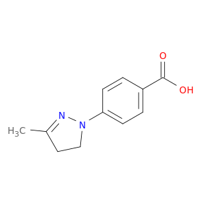 4-(3-Methyl-4,5-dihydro-1H-pyrazol-1-yl)benzoic Acid