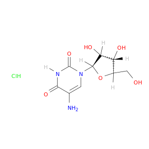 5-Amino-1-((2R,3R,4S,5R)-3,4-dihydroxy-5-(hydroxymethyl)tetrahydrofuran-2-yl)pyrimidine-2,4(1H,3H)-dione hydrochloride