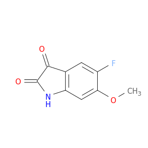 5-Fluoro-6-methoxy-2,3-dihydro-1H-indole-2,3-dione