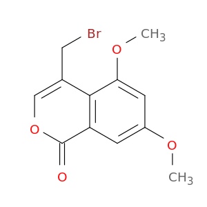 1H-2-Benzopyran-1-one, 4-(bromomethyl)-5,7-dimethoxy-