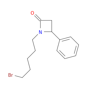 2-Azetidinone, 1-(5-bromopentyl)-4-phenyl-