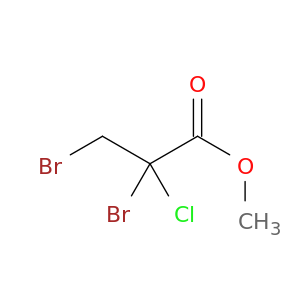 Propanoic acid, 2,3-dibromo-2-chloro-, methyl ester