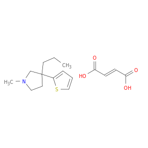 N-Methyl propyl-3 (thienyl-2)-3 pyrrolidine fumarate [French]