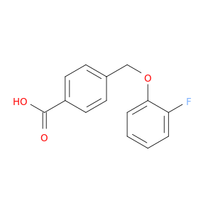 4-[(2-Fluorophenoxy)methyl]benzoic acid