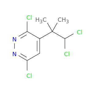 Pyridazine,3,6-dichloro-4-(2,2-dichloro-1,1-dimethylethyl)-