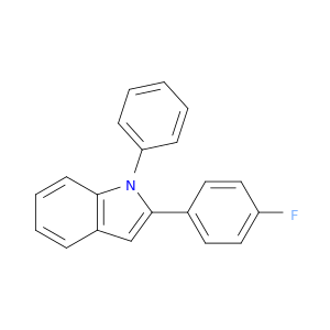 1H-Indole, 2-(4-fluorophenyl)-1-phenyl-