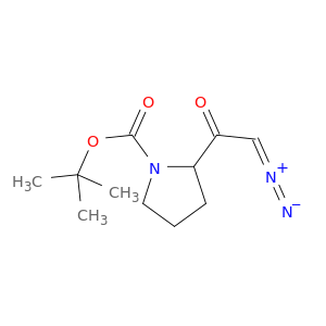1-Pyrrolidinecarboxylic acid, 2-(diazoacetyl)-, 1,1-dimethylethyl ester
