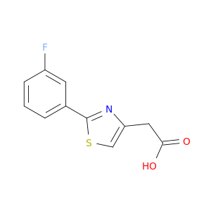 2-[2-(3-氟苯基)-1,3-噻唑-4-基]乙酸