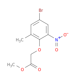 Methyl 2-(4-bromo-2-methyl-6-nitrophenoxy)acetate