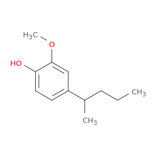 Phenol, 2-methoxy-4-(1-methylbutyl)-