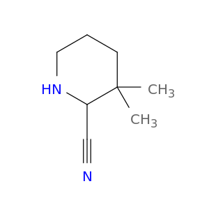 3,3-dimethylpiperidine-2-carbonitrile