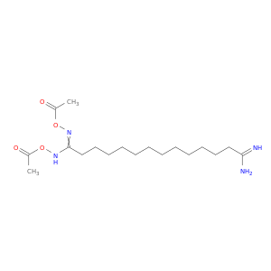 Tetradecanediimidamide, N,N''-bis(acetyloxy)-