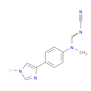 Methanimidamide, N'-cyano-N-[4-(1H-imidazol-4-yl)phenyl]-N-methyl-
