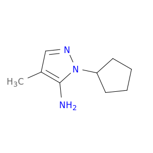 1-Cyclopentyl-4-methyl-1H-pyrazol-5-amine