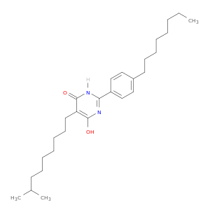 4(1H)-Pyrimidinone, 6-hydroxy-5-(8-methylnonyl)-2-(4-octylphenyl)-