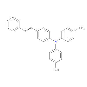 N,N-双(4-甲基苯基)-4-(2-苯基乙烯基)苯甲胺