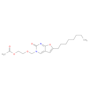 Furo[2,3-d]pyrimidin-2(3H)-one, 3-[[2-(acetyloxy)ethoxy]methyl]-6-octyl-