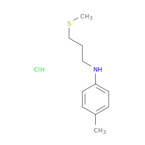 Benzenamine, 4-methyl-N-[3-(methylthio)propyl]-, hydrochloride