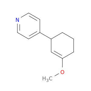Pyridine, 4-(3-methoxy-2-cyclohexen-1-yl)-