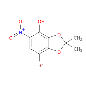 1,3-Benzodioxol-4-ol, 7-bromo-2,2-dimethyl-5-nitro-