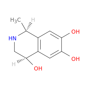 4,6,7-Isoquinolinetriol, 1,2,3,4-tetrahydro-1-methyl-, cis-