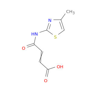 4-[(4-methyl-1,3-thiazol-2-yl)amino]-4-oxobut-2-enoic acid