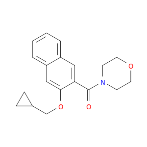 Morpholine, 4-[[3-(cyclopropylmethoxy)-2-naphthalenyl]carbonyl]-