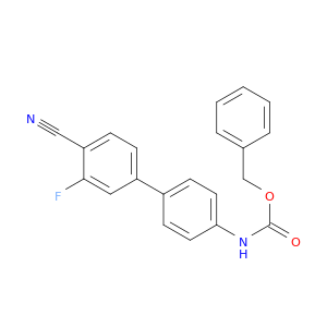 Benzyl N-[4-(4-cyano-3-fluorophenyl)phenyl]carbamate