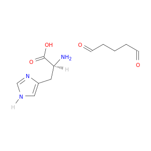 L-Histidine, compd. with pentanedial