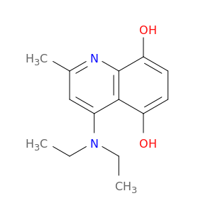 5,8-Quinolinediol, 4-(diethylamino)-2-methyl-
