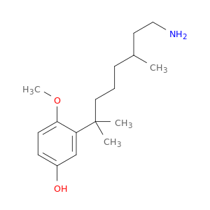 Phenol, 3-(7-amino-1,1,5-trimethylheptyl)-4-methoxy-