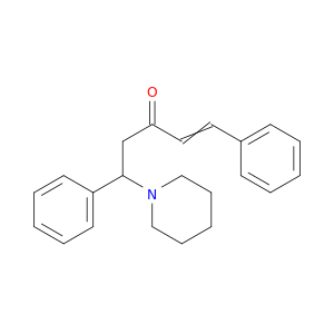 1-Penten-3-one,1,5-diphenyl-5-(1-piperidinyl)-