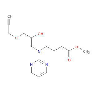 METHYL 4-[(2-HYDROXY-3-PROP-2-YNOXY-PROPYL)-PYRIMIDIN-2-YL-AMINO]BUTANOATE