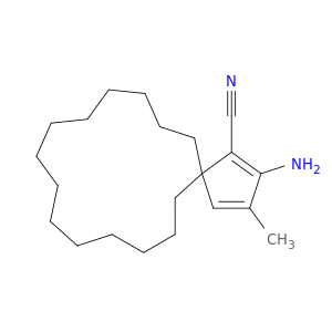 Spiro[4.14]nonadeca-1,3-diene-1-carbonitrile, 2-amino-3-methyl-