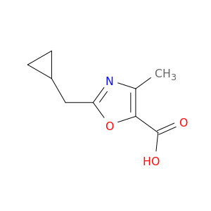 2-(Cyclopropylmethyl)-4-methyl-1,3-oxazole-5-carboxylic Acid
