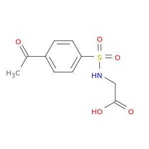 2-(4-Acetylbenzenesulfonamido)acetic acid