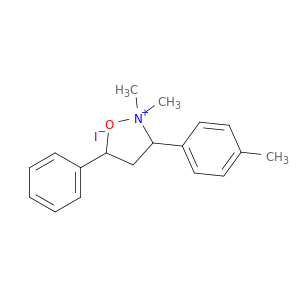 Isoxazolidinium, 2,2-dimethyl-3-(4-methylphenyl)-5-phenyl-, iodide