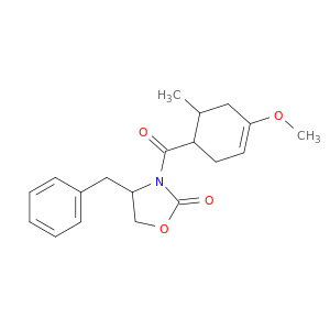 2-Oxazolidinone,3-[(4-methoxy-6-methyl-3-cyclohexen-1-yl)carbonyl]-4-(phenylmethyl)-, [1S-[1a(R*),6b]]- (9CI)