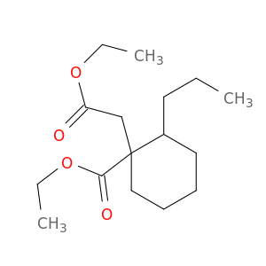 Cyclohexaneacetic acid, 1-(ethoxycarbonyl)-2-propyl-, ethyl ester