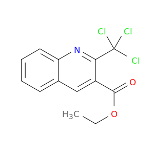 3-Quinolinecarboxylic acid, 2-(trichloromethyl)-, ethyl ester