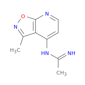 Ethanimidamide, N-(3-methylisoxazolo[5,4-b]pyridin-4-yl)-