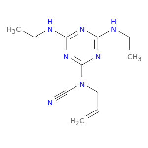 Cyanamide, [4,6-bis(ethylamino)-1,3,5-triazin-2-yl]-2-propenyl-