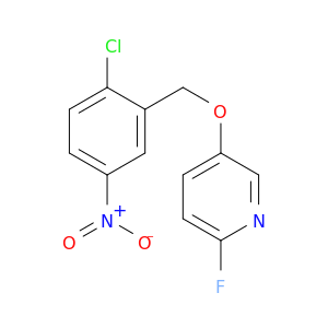 Pyridine, 5-[(2-chloro-5-nitrophenyl)methoxy]-2-fluoro-